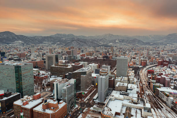istock Sapporo, Hokkaido, Japan Downtown Skyline 1285777937