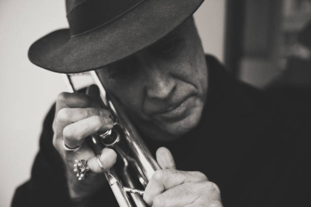 istock The old man and his trumpet 1285781962