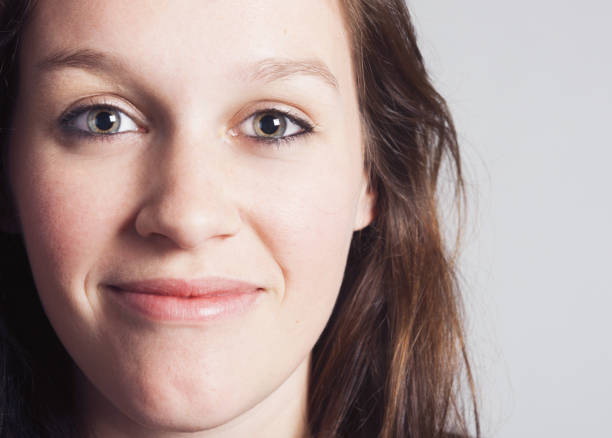 istock Beautiful young woman looks contented, perhaps even smug 1285783176