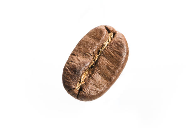 istock Roasted coffee beans isolated on white background 1285786019