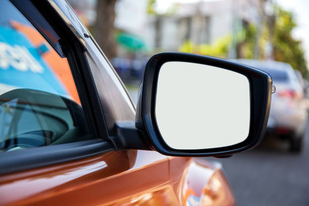 istock car side mirror window with soft-focus and over light in the background 1285787323