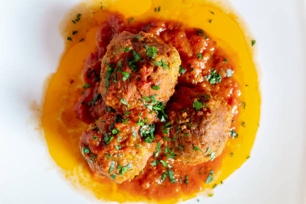 istock Meatballs with tomato sauce. 1285790443