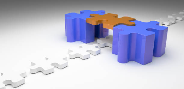 istock Jigsaw game, metaphor of life choices 1285791496