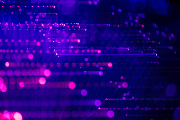istock Abstract defocused spotted background made by fiber optics. 1285796809