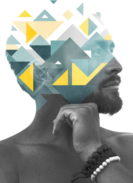 istock Portrait combined with a digital illustration 1285797156