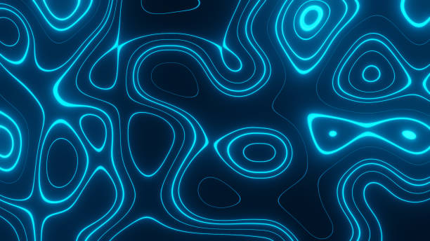 istock Digital illustration of glowing energy fields 1285797917