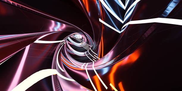 istock dark futuristic abstract geometric shapes technology background metal light 3d render illustration 1285799299