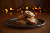 Store bought Christmas Mince Pies by Heston Blumenthal stock photo