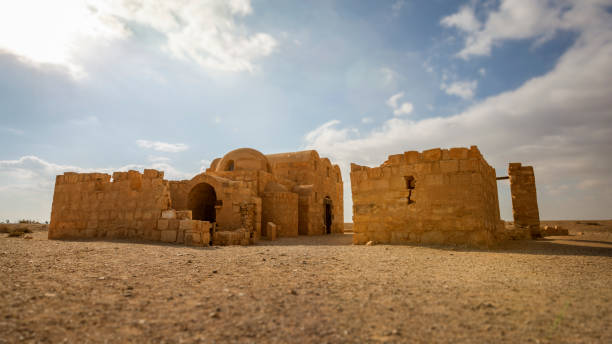 istock Quseir (Qasr) Amra desert castle near Amman, Jordan 1285801910