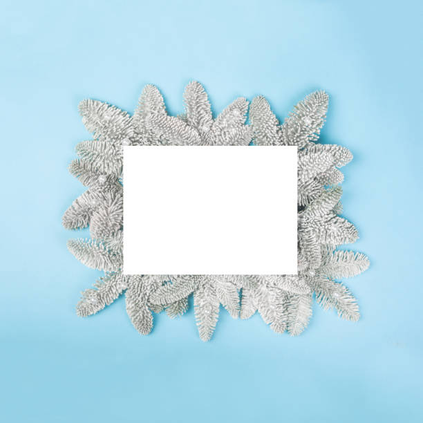istock Frost fir tree and Christmas decor 1285802103