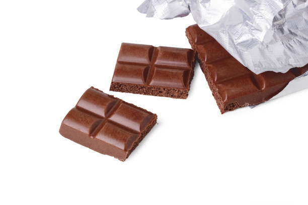 istock Bar of porous chocolate 1285803194