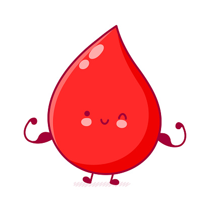 Ilustración de Lindo Feliz Divertido Gota De Sangre Mostrar Músculo y más Vectores Libres de Derechos de Gota - Líquido - iStock Ilustración de Lindo Feliz Divertido Gota De Sangre Mostrar Músculo y más Vectores Libres de Derechos de Gota - Líquido - iStock
