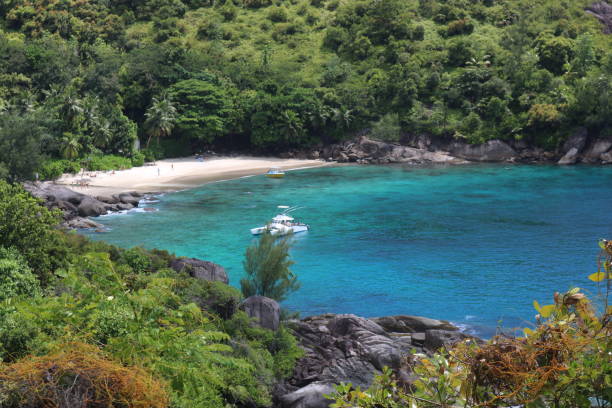 istock A private hike to Anse Major beach. 1285804704