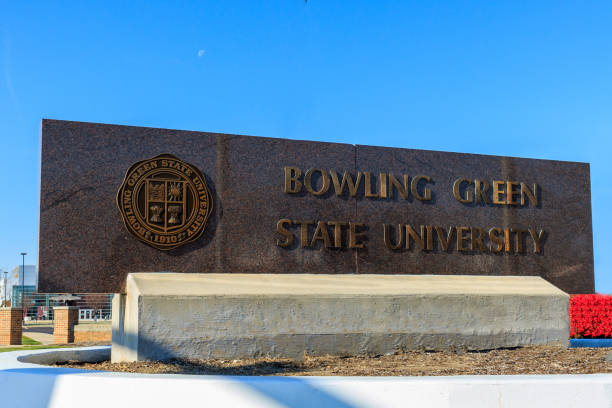 Bowling Green State University in Bowling Green, Ohio stock photo