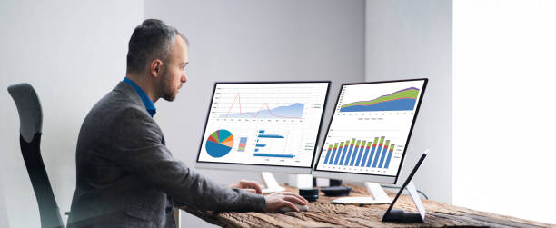 istock Business Analyst Viewing Financial 1285808561