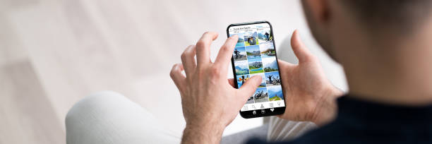 istock Online Social Website On Mobile Phone 1285810146