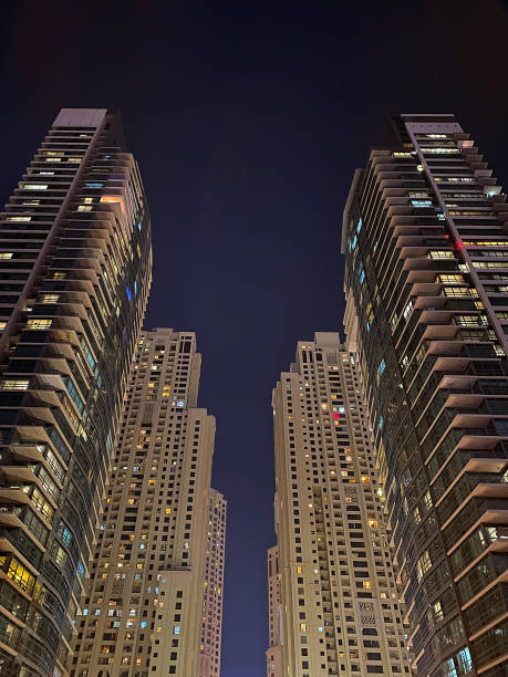 istock Amazing night dubai downtown skyline, 1285813324