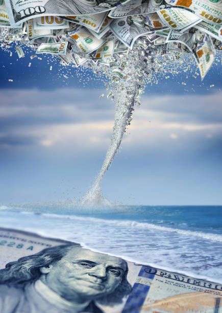 istock American one hundred dollar bill and financial difficulties concept 1285814744