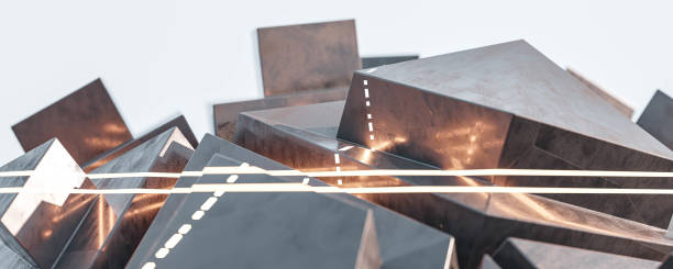 istock futuristic abstract metal shape background 3d render illustration 1285819110