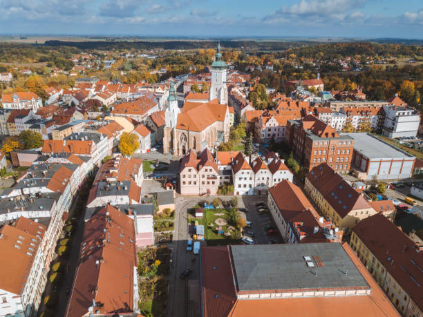 istock Aerial view of Zlotoryja 1285820643