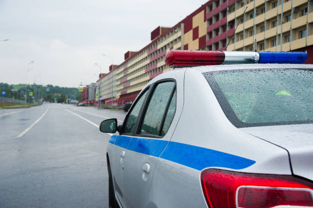 istock Police car during patrol service 1285823239