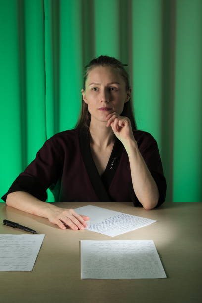 istock The woman at the table 1285825968