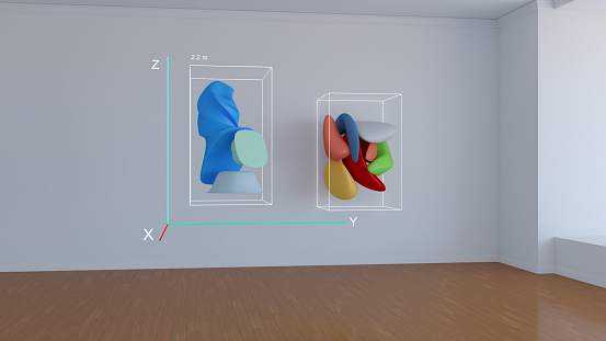 Abstract interior make your own design using Augmented Reality