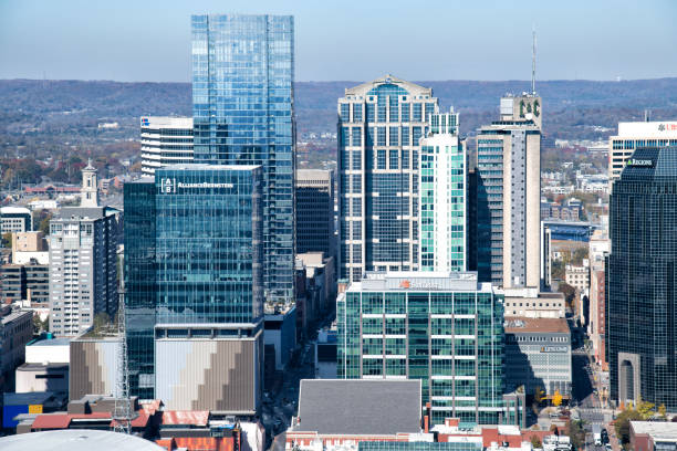istock Skyscrapers of Downtown Nashville 1285833390