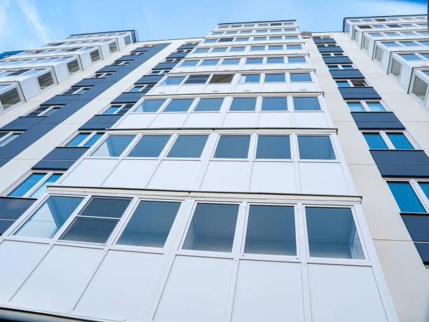 istock view of multi-apartment multi-storey residential building, panel monolithic new building, renovation, new residential areas 1285834581