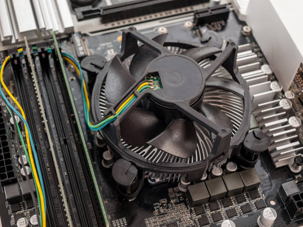 istock cooling fan with cpu in the computer system unit, cooling the computer air, repair and upgrade, cooling computer component 1285838438