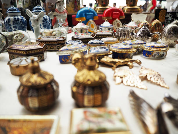 istock Beautiful and Different Views from the Antique Market 1285841787
