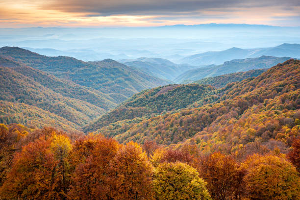 istock Colorful Autumn landscape scenic view 1285850638