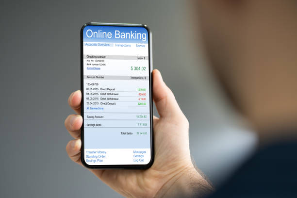 istock Bank Balance Deposit Check And Transfer 1285852419