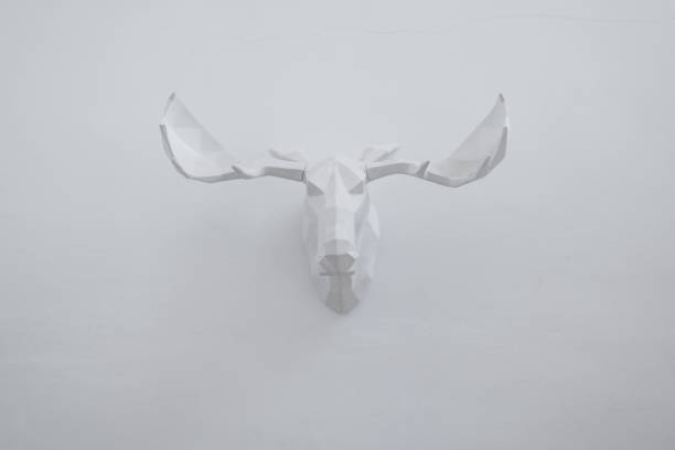 istock bull head deer head cow head indoor decoration 1285854489