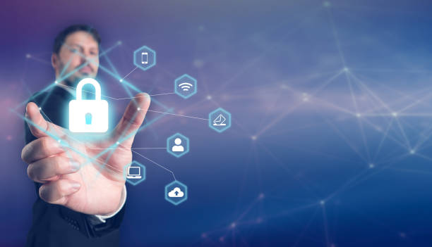 istock businessman with digital interface showing devices around a lock symbol 1285855205