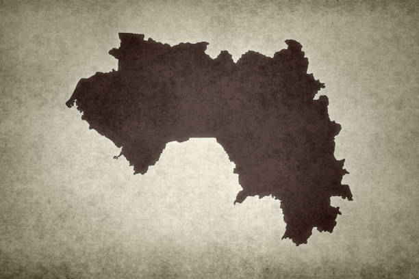 istock Grunge map of Guinea 1285856121