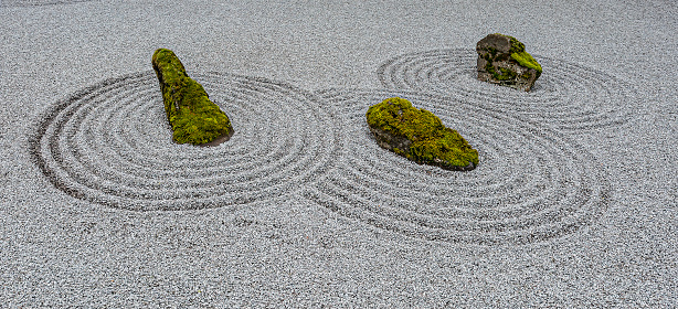 Sand and Stone Garden in the Japanese Garden, Portland, Oregon