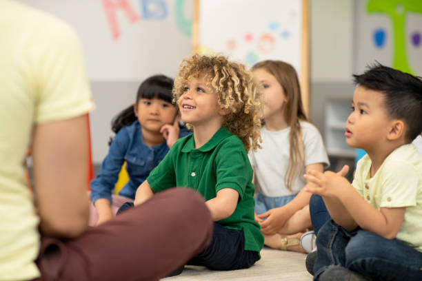 istock Preschoolers on the carpet 1285857896