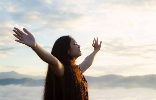 istock Freedom of woman concept 1285868029