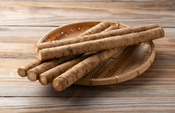 istock A burdock placed against a background of wooden boards 1285868926
