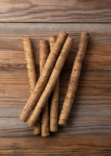 istock A burdock placed against a background of wooden boards 1285869211