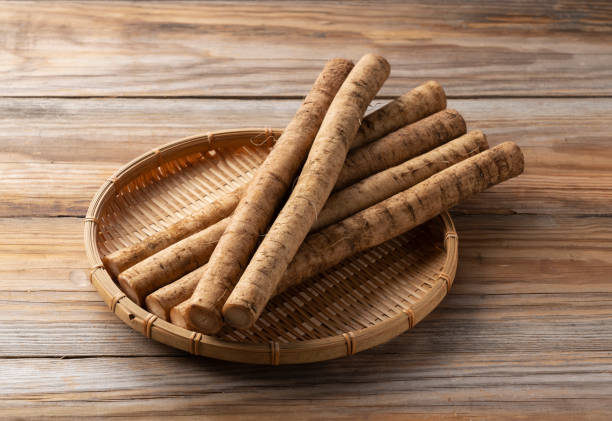 istock A burdock placed against a background of wooden boards 1285869227