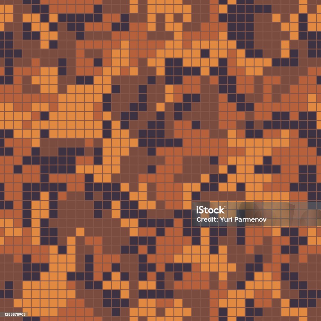 Digital Pixel Camo Seamless Pattern For Your Design Bright Orange Coloring  Camouflage Modern Fabric Print Abstract Repeating Wallpapers Vector Texture  Stock Illustration - Download Image Now - iStock