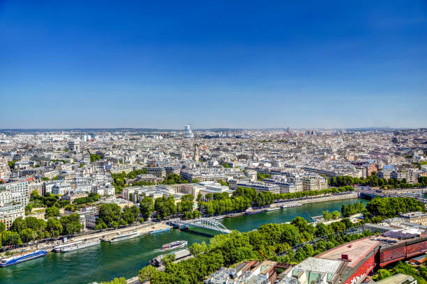 istock Aerial views of Paris from the  Eiffel Tower 1285886001
