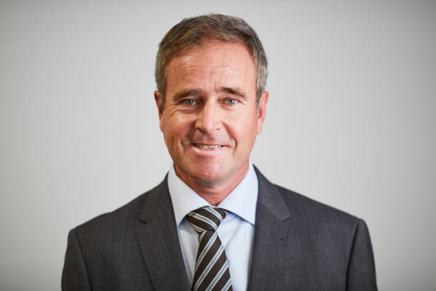 istock Businessman headshot looking at the camera 1285890567