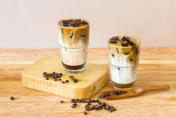 Coconut Iced Coffee stock photo