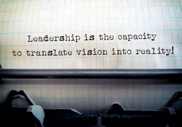 istock Leadership is the capacity to translate vision! into reality 1285904072