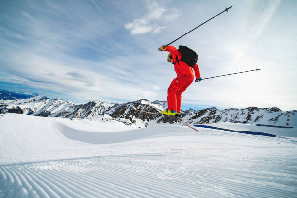 istock Winter holidays in ski resort 1285904114