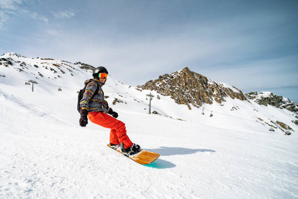 istock Winter holidays in ski resort 1285904122