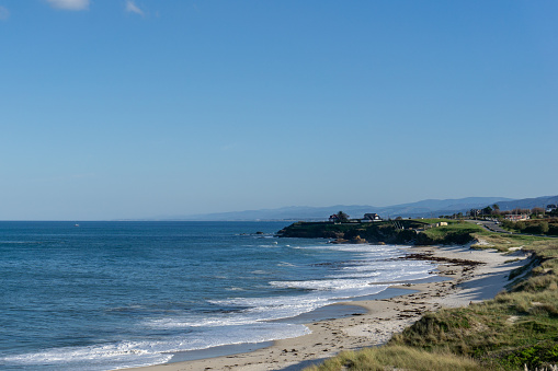 vista de la Playa Llas cerca de Foz en Galicia photo